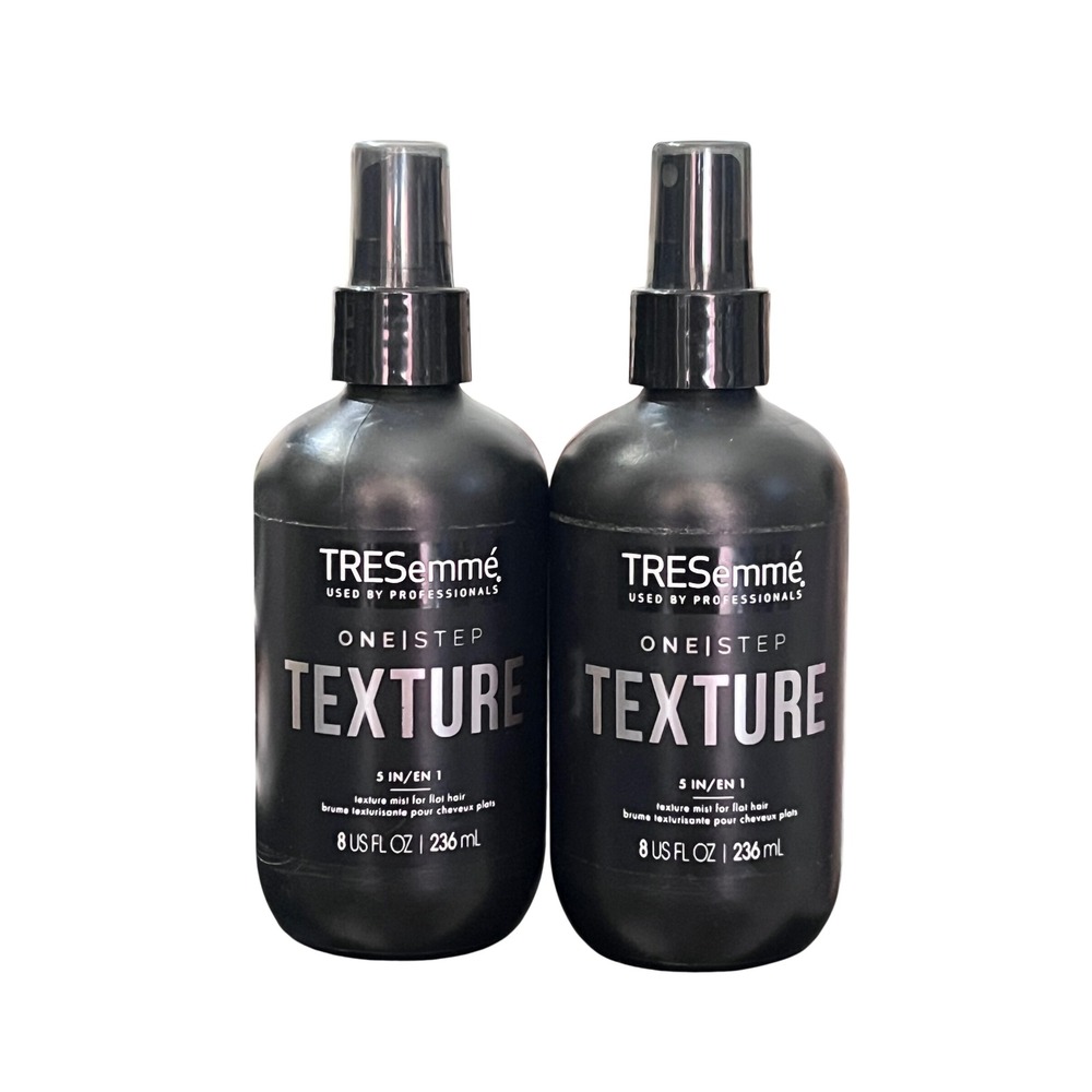 Lot of 2 TRESemme One Step Texture 5-in-1 Mist for Flat Hair 8oz Ea Matte Finish